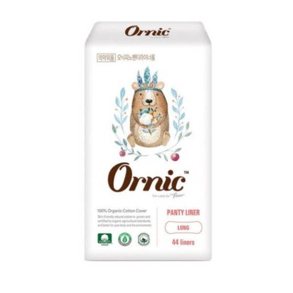 Ежедневные тонкие гигиенические прокладки Ornic Fino Long (без крылышек (Мини+) 17,5 см, 44 шт/уп), SSANGYONG 1 уп