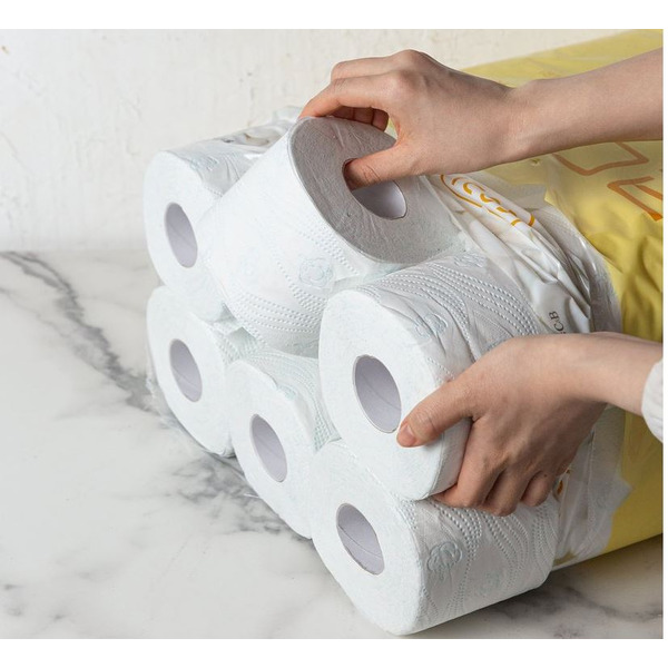 Особо мягкая туалетная бумага Codi Amazingly Soft Nature с увлажняющим лосьоном (трехслойная, с тисненым цветным рисунком), Ssangyong 30 рулонов х 30 м