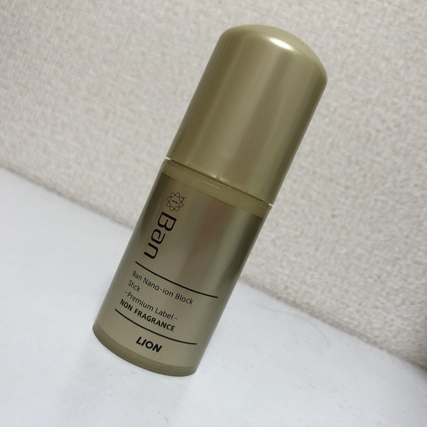 Премиальный дезодорант-антиперспирант стик ионный, блокирующий потоотделение, BAN Premium Gold Label (без запаха), LION 20 мл