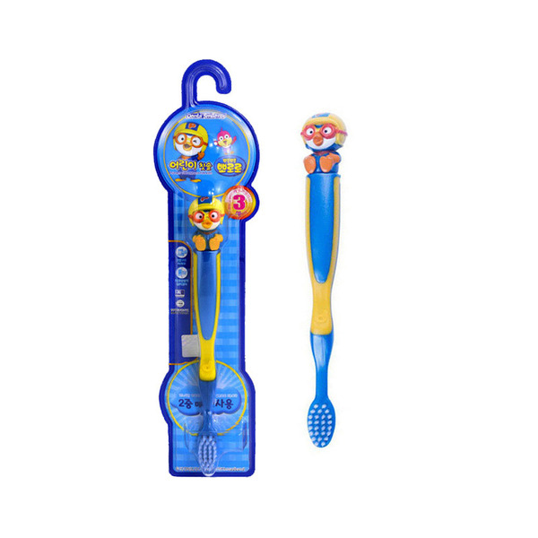 Зубная щетка Pororo для детей от 3 лет (Цыплёнок, мягкая), KM 1 шт