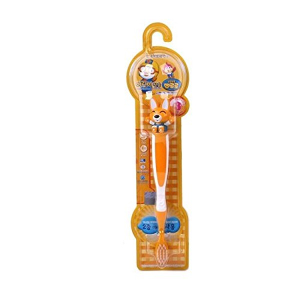 Зубная щетка Pororo для детей от 3 лет (Лисёнок, мягкая), KM 1 шт