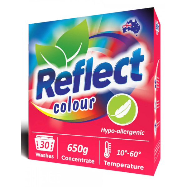 Концентрированный стиральный порошок для цветного белья Reflect Colour, Neon 650 г на 30 стирок