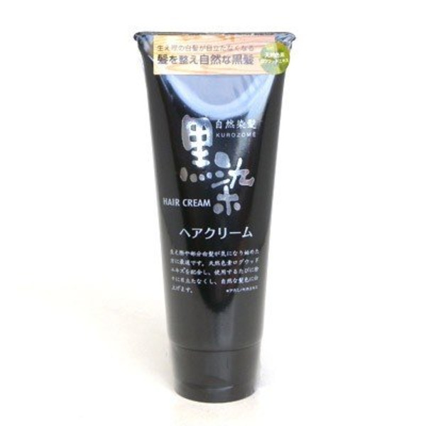 Крем-тонер для придания естественного цвета (черный) седым волосам Kurozome, KUROBARA 150 г