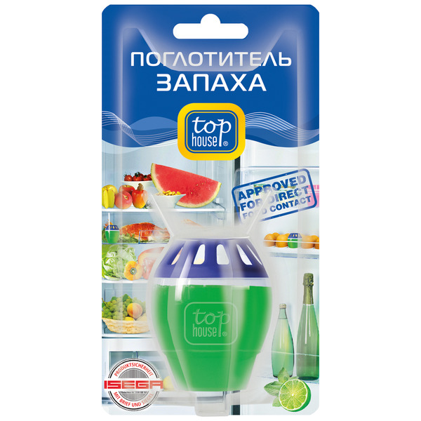 Поглотитель запаха лайм, Top House 1 шт