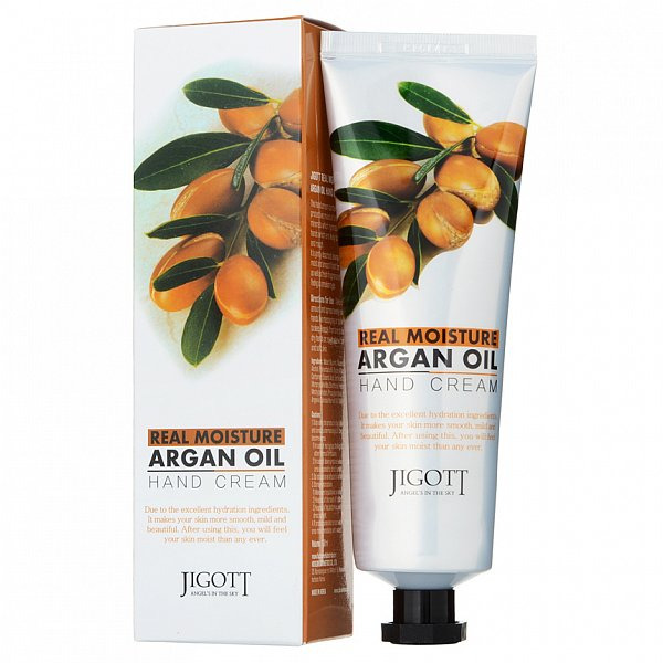 Крем для рук с аргановым маслом Real Moisture Argan Oil, Jigott 100 мл