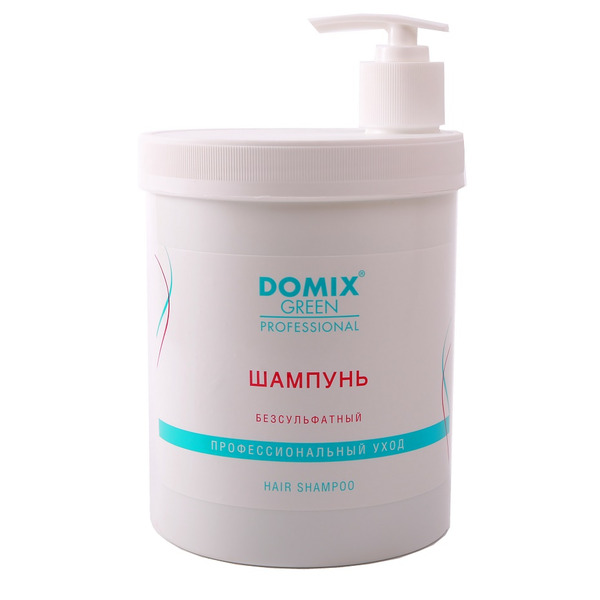 Шампунь для волос безсульфатный Green Professional, Domix 1000 мл