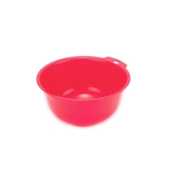 Миска пластиковая для продуктов Measure Zaru, диаметр 20 см, розовая, размер 20.8х20х9.7 см (1.6 л), Inomata