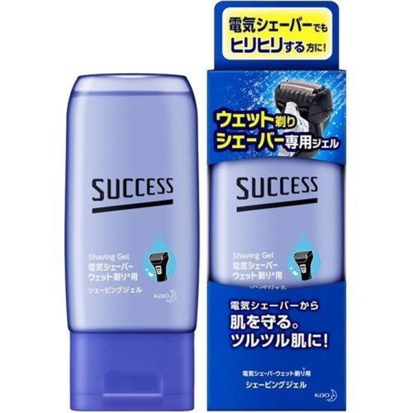  Гель для влажного бритья электробритвой Success, Kao 180 г