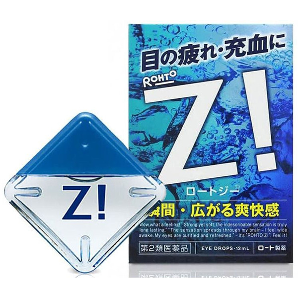 Глазные капли супер освежающие против красноты и воспалительных процессов в глазах Z!, Rohto 12 мл