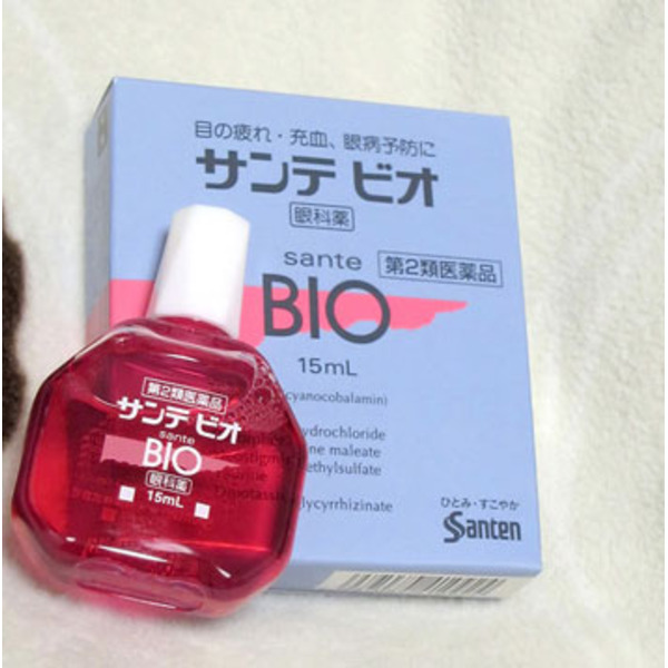 Глазные капли мягкие от усталости и покраснения Sante BIO, Santen 15 мл