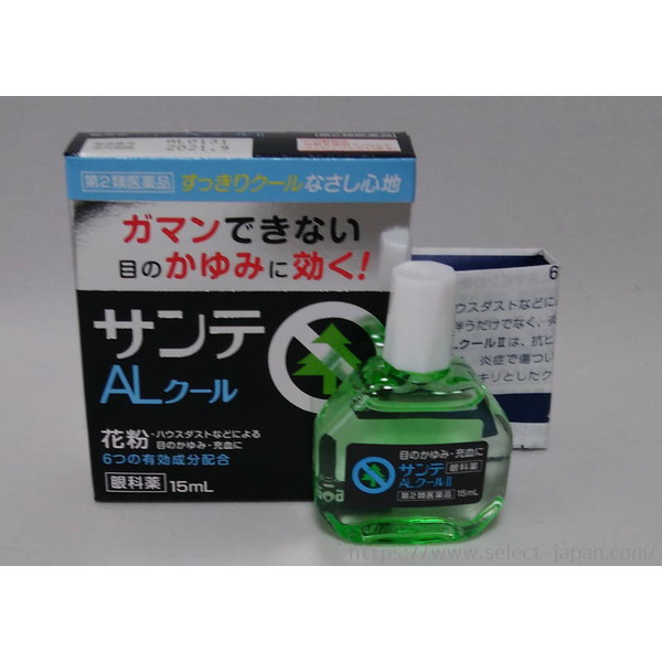 Глазные капли для борьбы с аллергическими проявлениями с охлаждающим эффектом ALfree, Santen 15 мл