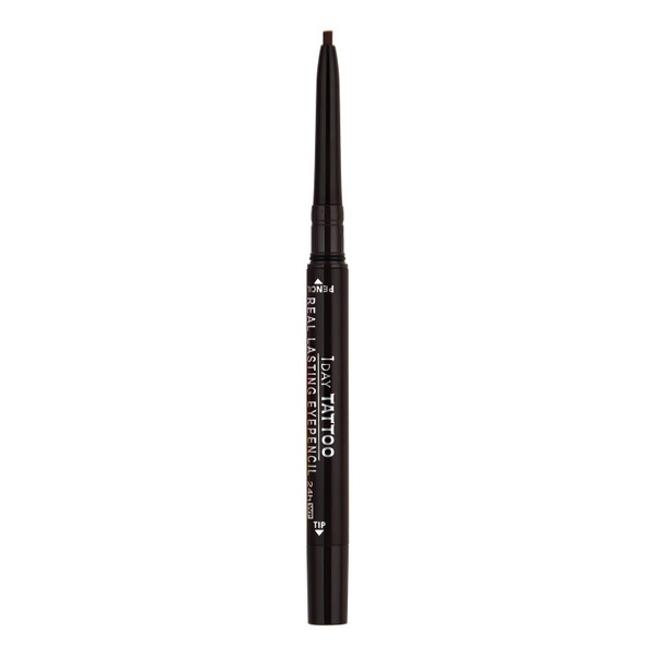 Водостойкий карандаш для глаз со спонжем-растушевкой 24 часа Real Lasting Eyepencil 24h WP (коричневый), K-Palette
