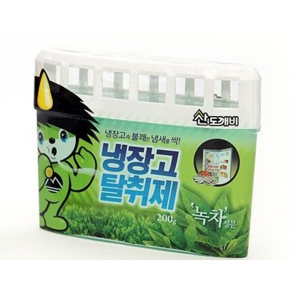 Ароматизатор-освежитель для холодильника, зеленый чай ODOR FRI, Sandokkaebi 200 г 