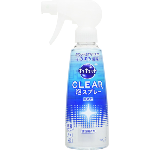 Средство для мытья посуды CuCute (без аромата/ пена-спрей для мытья без губки), Kao 300 мл 