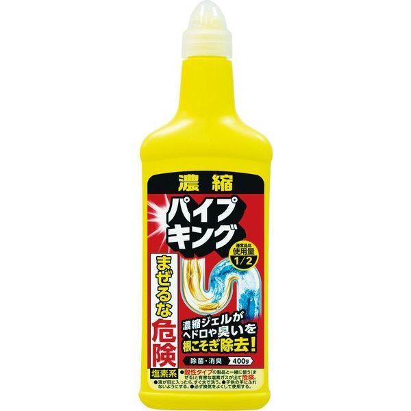 Средство для прочистки труб Pipe King (концентрированный гель), Kaneyo 400 г