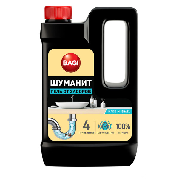 Гель от засоров Шуманит, Bagi 450 мл