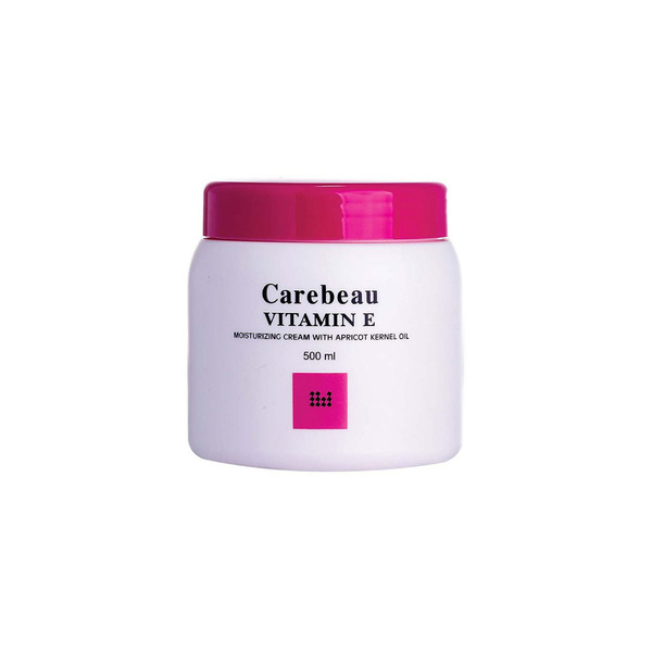 Крем для тела (витамин Е,масло косточек абрикоса,розовый) Vitamin E Body Cream, Carebeau, 500 мл