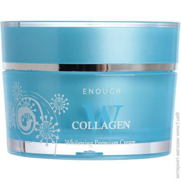 Крем для лица с коллагеном W Collagen Whitening Premium Cream, Enough 50 мл