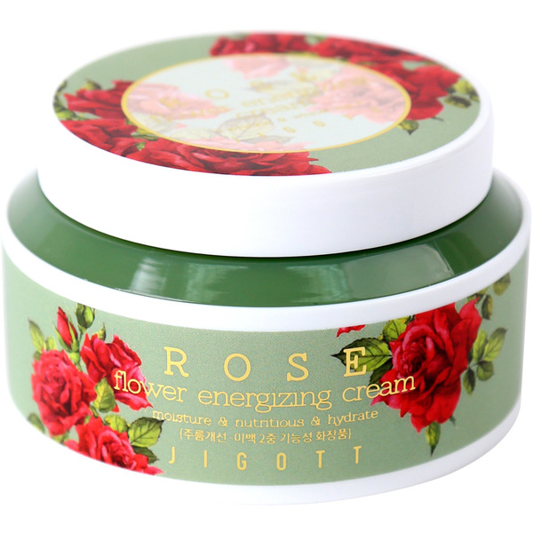 Крем для лица Роза Rose Flower Energizing Cream, Jigott 100 мл