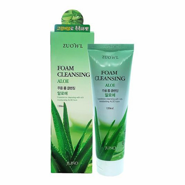 Пенка для умывания очищающая Zuowl Foam Cleansing Aloe, Juno 130 мл