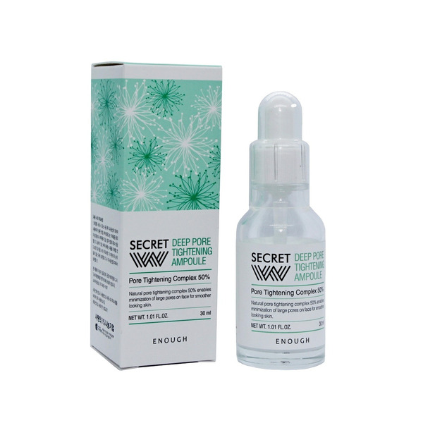 Эссенция для лица Secret With green care pore tightening ampoule, Enough, 30 мл