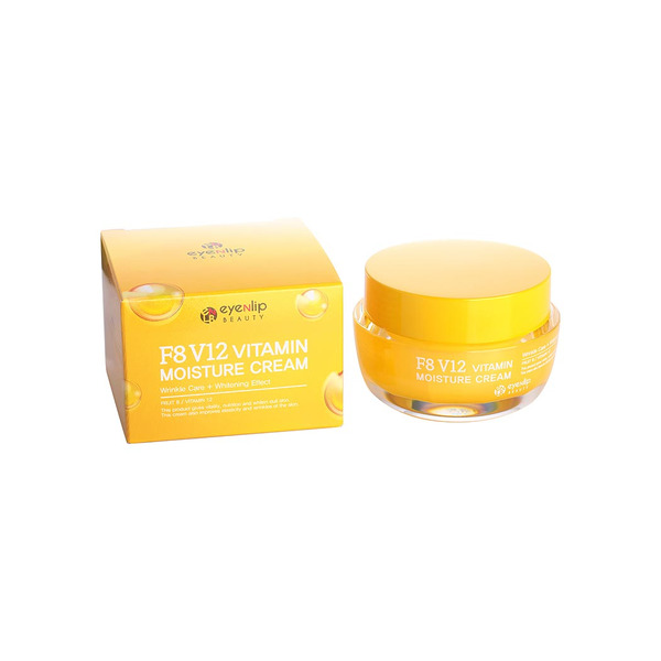 Крем для лица увлажняющий витаминный F8 V12 VITAMIN MOISTURE CREAM, EYENLIP, 50 г