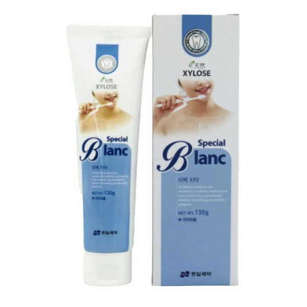 Зубная паста отбеливающая Hylose Special Blanc, Hanil, 130 г