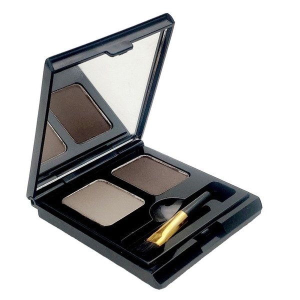 Тени для бровей Eye Brow Cake, 01 Black + Brown, L’ocean 