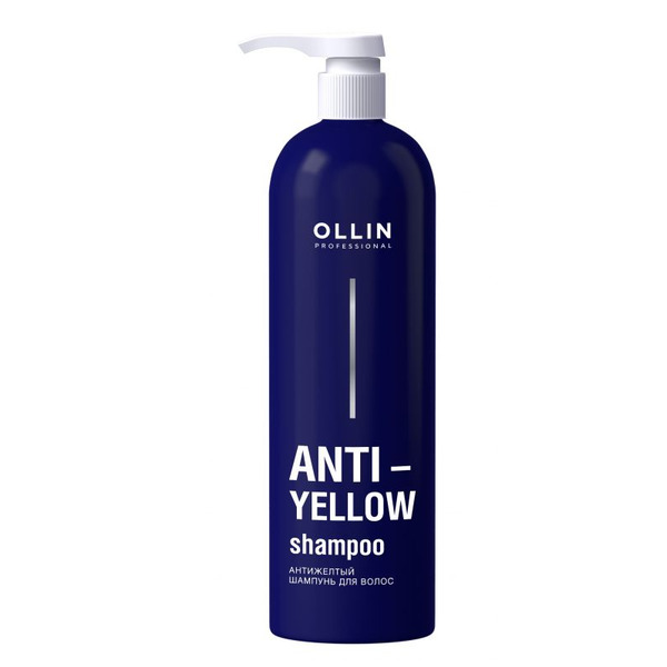 Антижелтый шампунь для волос Anti-Yellow, Ollin, 500 мл