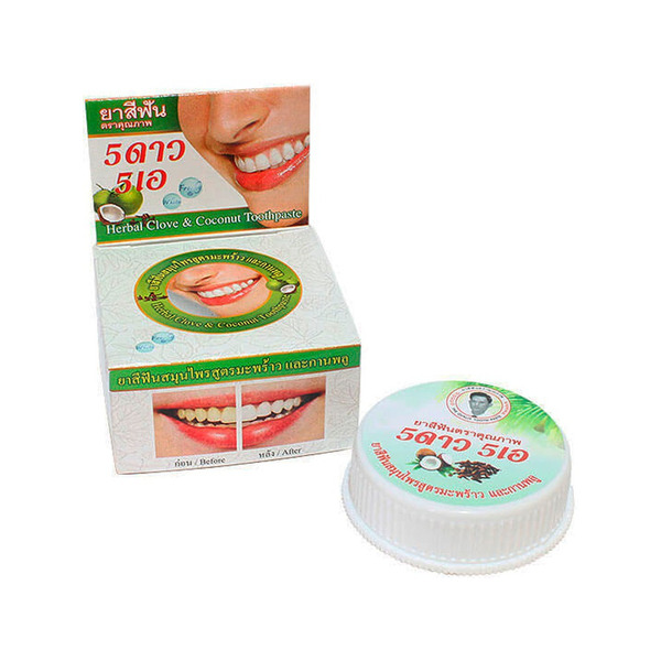 Зубная паста с экстрактом кокоса ISME Rasyan, 5 Star Cosmetic 25 г