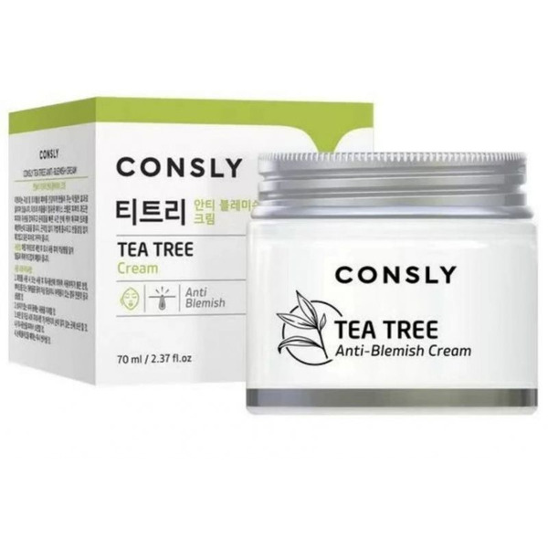 Крем для проблемной кожи с экстрактом чайного дерева Tea Tree, Consly, 70 мл 