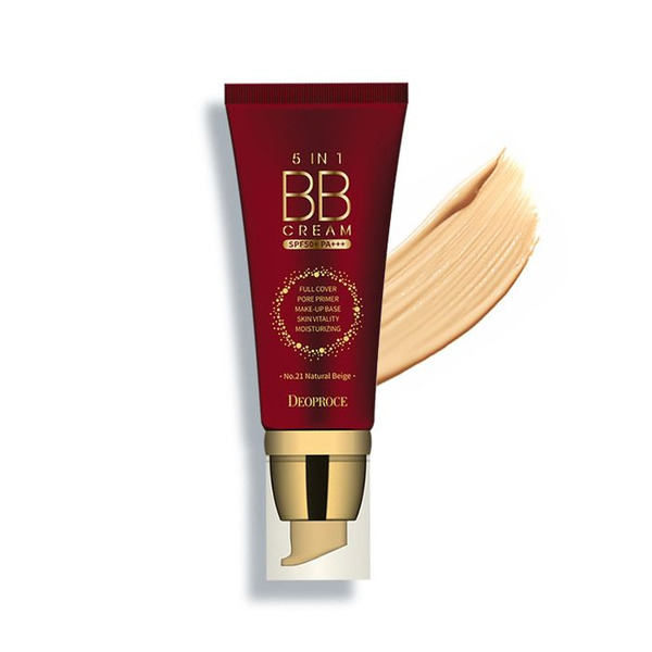 Крем 5 IN 1 BB CREAM DEOPROCE, NO.21, NATURAL BEIGE 50 г