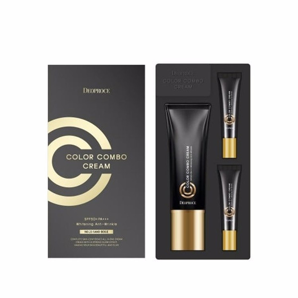 Набор СС кремов COLOR COMBO CREAM SPECIAL SET SPF50+ PA+++ NO.23, DEOPROCE, 40 г + 2*5 г