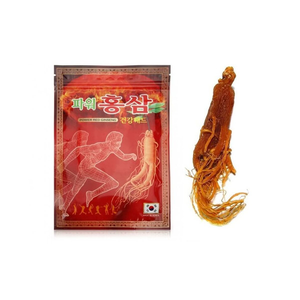 Противовоспалительный пластырь с красным женьшенем Gold Insam Power Red Ginseng, Hanil 1 уп/20 шт
