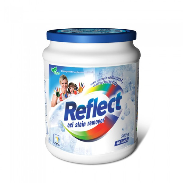 Кислородный пятновыводитель универсальный в банке Reflect Oxi Stain Remover, Neon 500 г на 40 стирок
