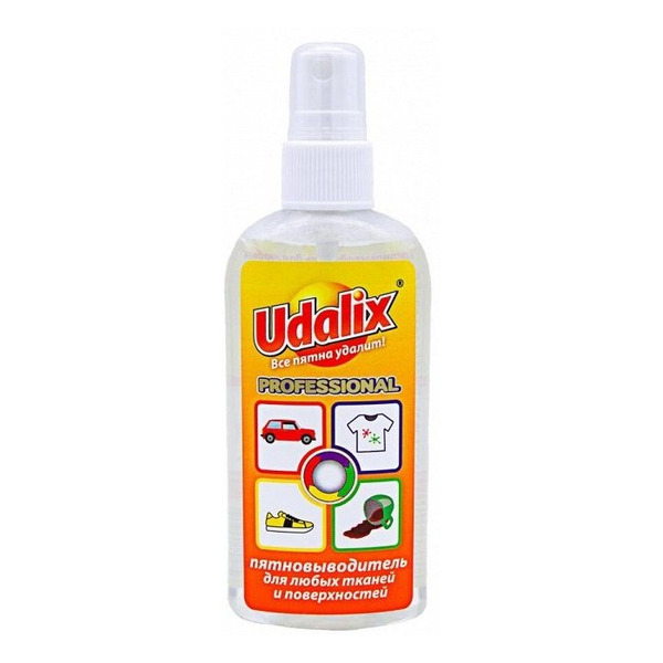Пятновыводитель для удаления сложных пятен с любых тканей и поверхностей, Udalix Professional 100 мл