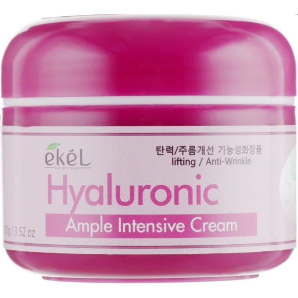 Интенсивный крем по уходу за кожей лица с гиалуроновой кислотой Ample Intensive Cream Hyaluronic Acid, Ekel 100 г
