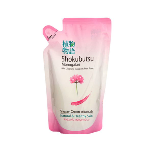  Крем-гель для душа Shokubutsu Молочные протеины, Lion 200 мл