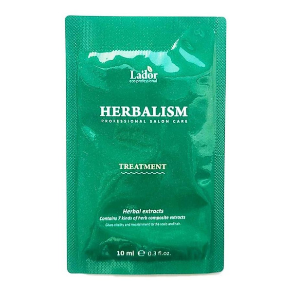  Маска интенсивный уход за волосами Herbalism Treatment Pouch, Lador 10 мл (пробник)