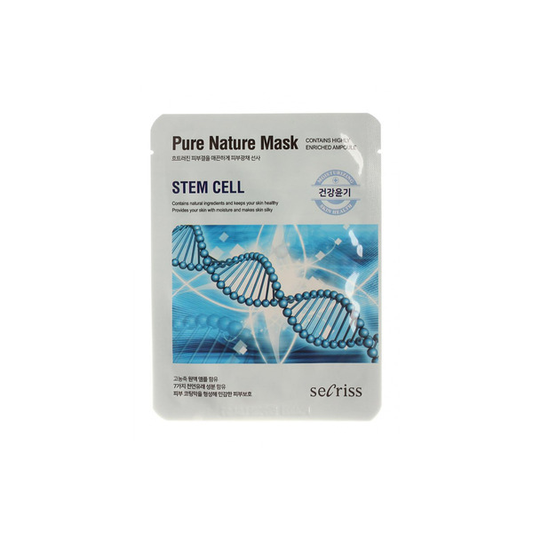 Маска тканевая c экстрактом растительных стволовых клеток Secriss Pure Nature Mask Pack Stem cell, Anskin 25 мл
