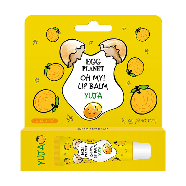 Бальзам для губ EGGPLANET OH MY LIP BALM YUJA, DAENG GI MEO RI, 10 г