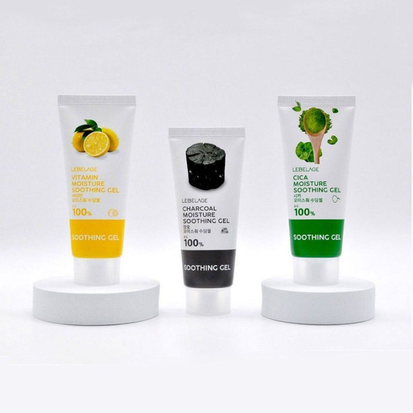 Успокаивающий гель с экстрактом центеллы Cica Moisture Soothing Gel 100%, Lebelage 100 мл