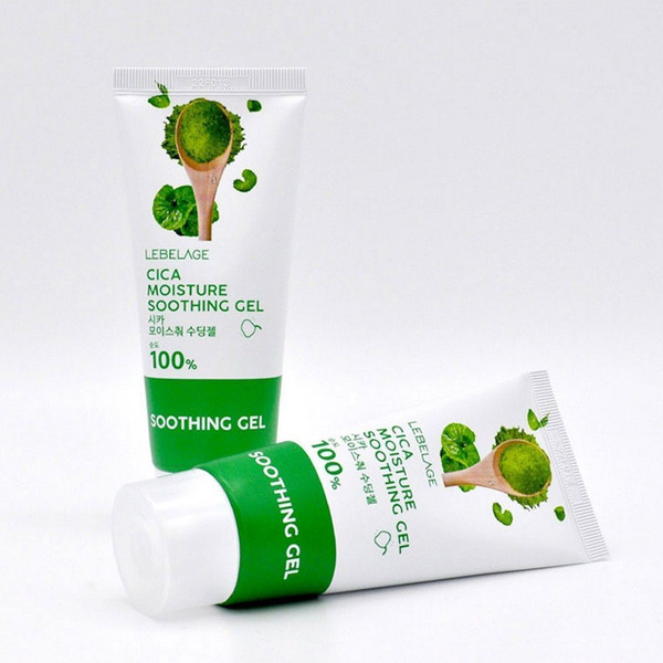 Успокаивающий гель с экстрактом центеллы Cica Moisture Soothing Gel 100%, Lebelage 100 мл