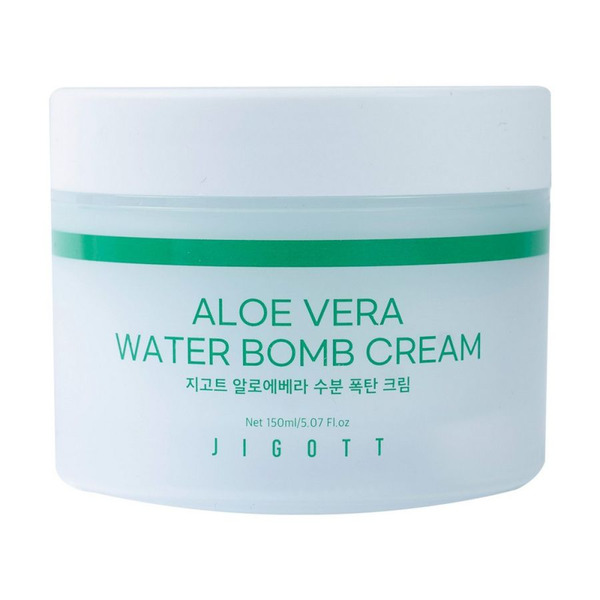 Крем для лица увлажняющий с экстрактом алоэ вера Aloe Vera Water Bomb Cream, Jigott 150 мл