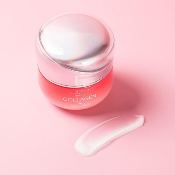 Набор увлажняющих средств для лица: тонер, эмульсия, крем Signature Collagen Essential Skin Care 3 Set, Jigott 