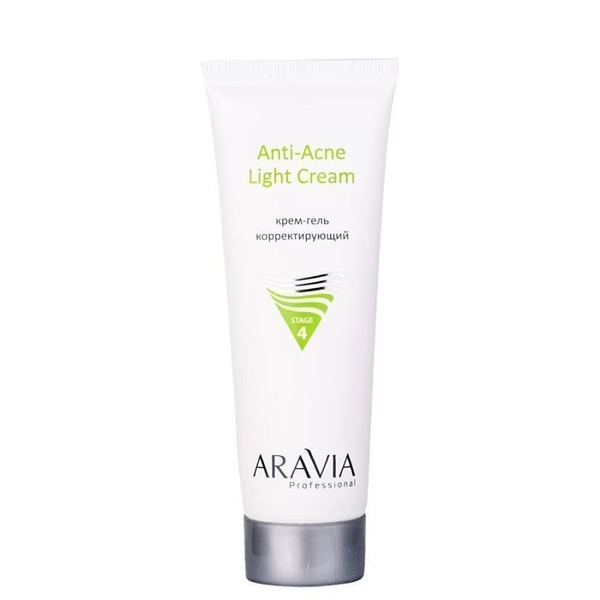 Крем-гель корректирующий для жирной и проблемной кожи Anti-Acne Light Cream, Aravia 50 мл