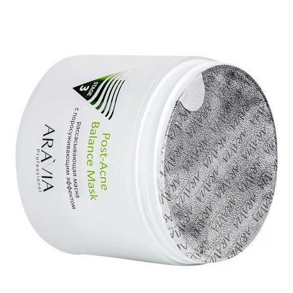 Маска для лица с поросуживающим эффектом для жирной и проблемной кожи Post-Acne Balance Mask, Aravia 300 мл