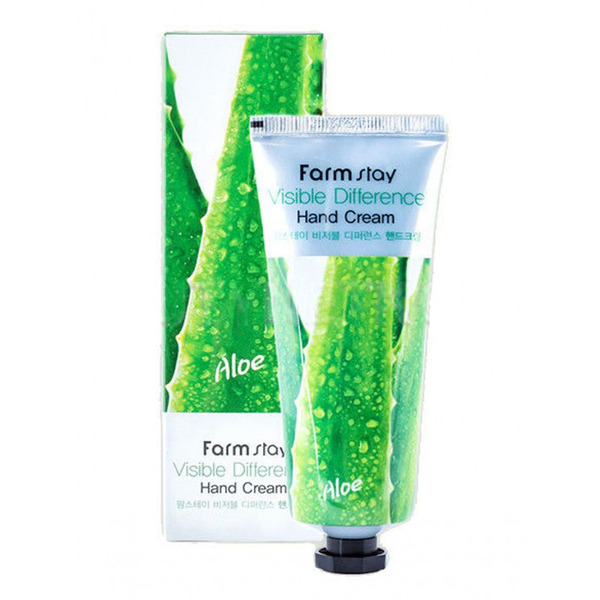 Крем для рук visible Difference Hand Cream Aloe, Farmstay, 100 г