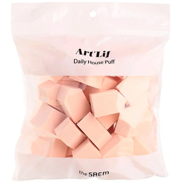 Спонжи  косметические Art'Lif Daily House Puff (30P), THE SAEM 