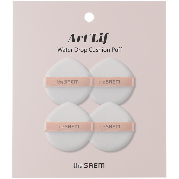 Спонжи косметические Art'Lif Water Drop Cushion Puff(4P), THE SAEM